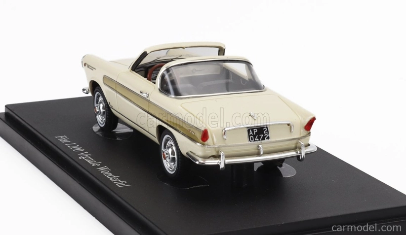 Autocult Fiat 1200 Vignale Wonderful Italy 1958 1:43 Ivory
