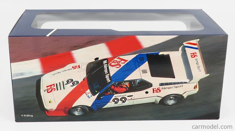 Werk83 BMW M1 Procar Team Bmw Motorsport N 99 Bmw M1 Procar Series 1979 Toine Hezemans 1:18 Biela červená modrá