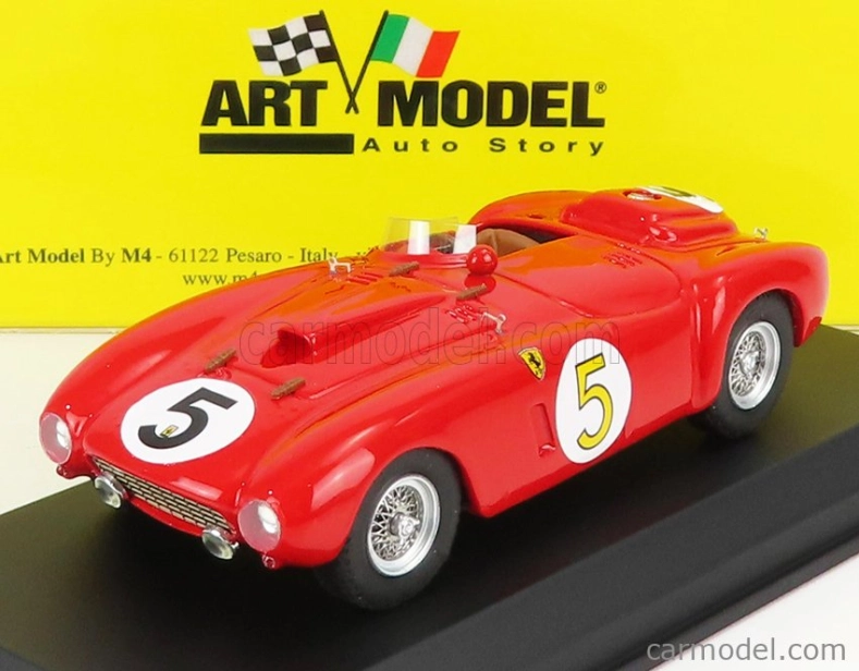 Art-model Ferrari 375 Plus 5.0l V12 Spider Ch.0392 Team Scuderia Ferrari N 5 24h Le Mans 1954 L.rosier - R.manzon 1:43 Červená