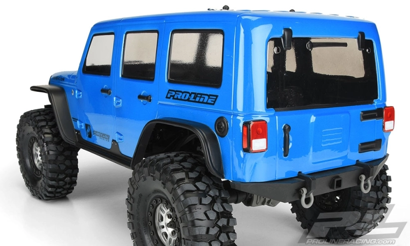 Jeep Wrangler číra karoséria pre TRX-4 Traxxas podvozok