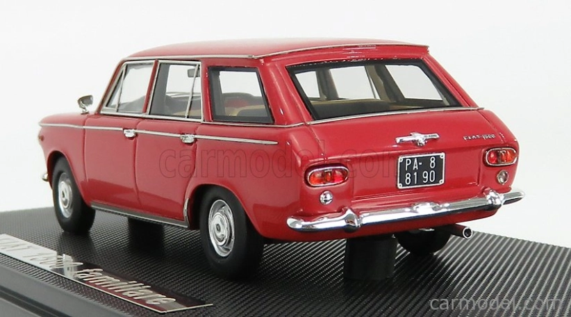 Silas Fiat 1500 Familiare 1961 1:43 Rosso Scuro - Tmavě Červená
