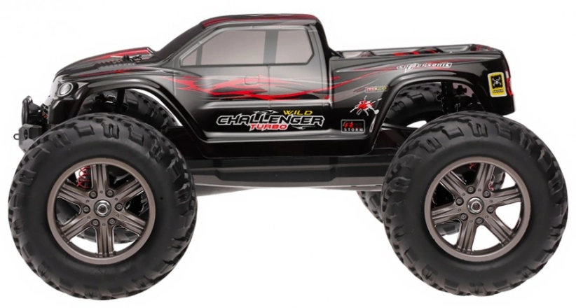 RC auto X9115 Challenger monster inovovaná verzia, červená + náhradná batéria