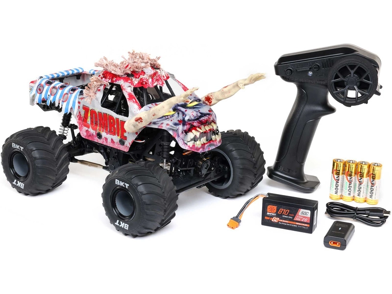 RC auto Losi Mini LMT 1:18 4WD RTR Grave Digger