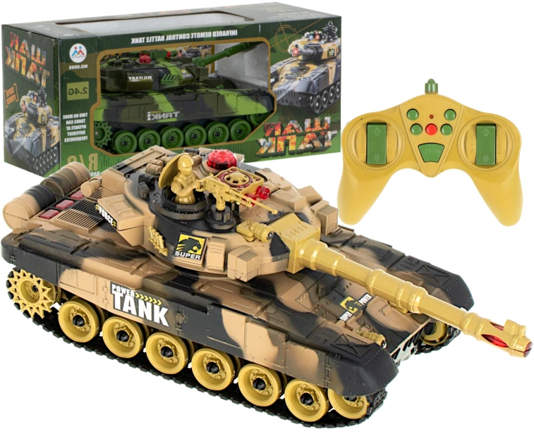RC vojnový tank 9993, púštna verzia