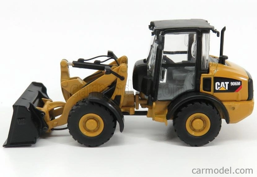 Dm-models Caterpillar Cat906m Ruspa Gommata - Scraper Tractor Wheel Loader 1:50 Žlutá Černá