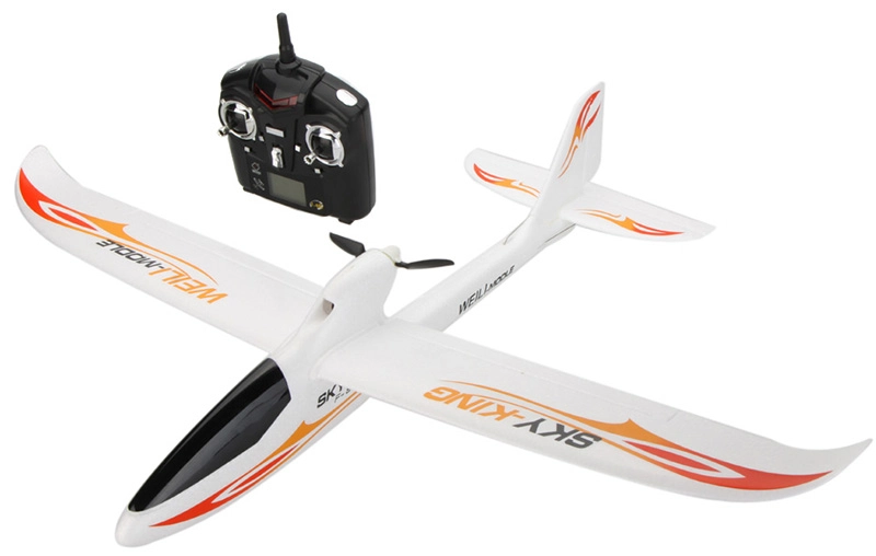 RC lietadlo Sky King F959, oranžová + náhradná batéria