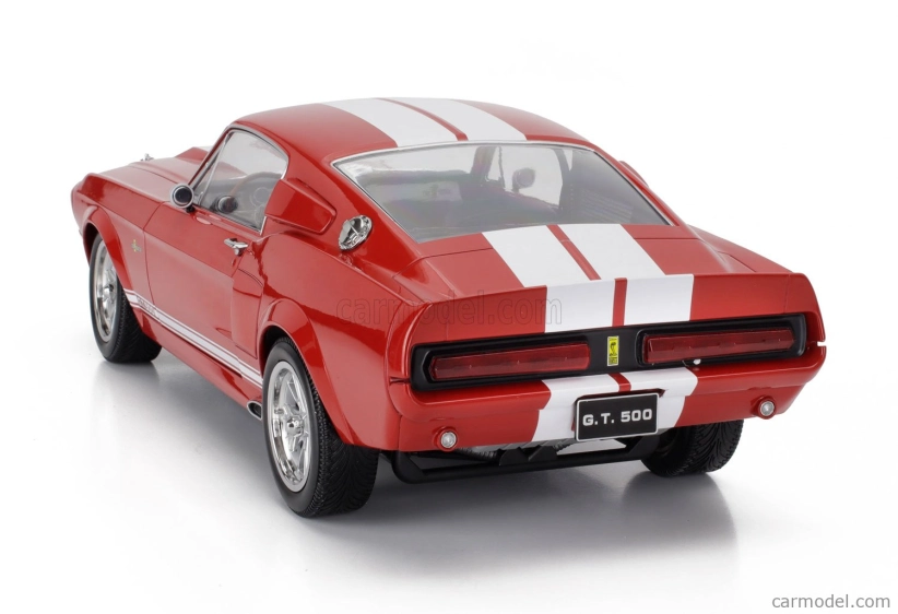 Kk-scale Ford usa Mustang Shelby Gt500 Eleanor Coupe 1967 1:12 červená biela