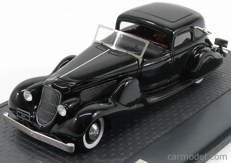 Matrix scale models Duesenberg Sj 533-2582 Town Car Lwb Bohman & Schwartz 1935 1:43 Black