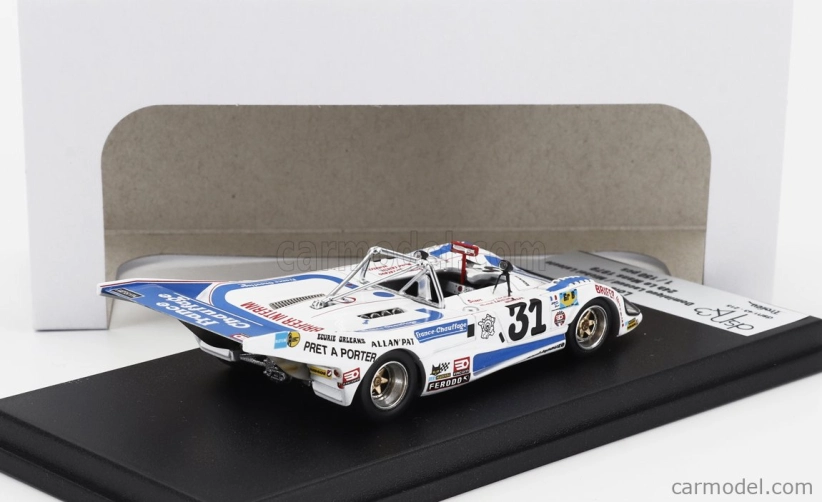 Trofeu Lola T297 Team Kores Racing N 31 24h Le Mans 1979 Dominique Lacaud - Michel Lateste 1:43 Bílá Modrá