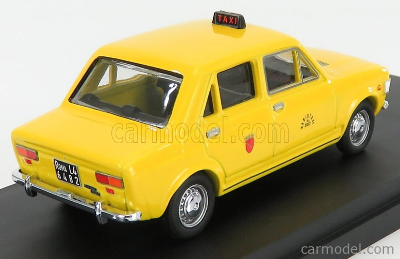 Rio-models Fiat 128 4-dverový Taxi Roma 1971 1:43 Žltá