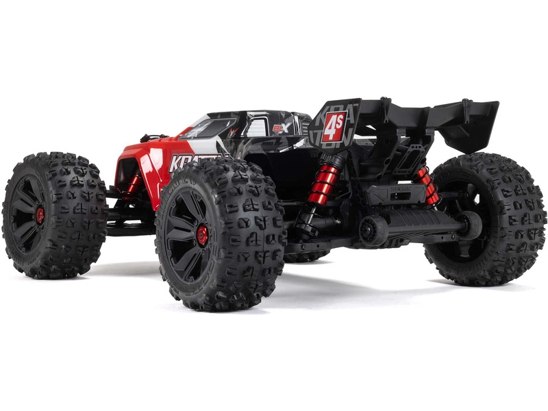 RC auto Arrma Kraton 4S V2 BLX 1:10 4WD RTR, červené