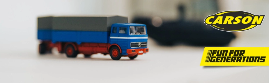 RC nákladné vozidlo MB 1620 s plachtou a prívesom 1:87 RTR