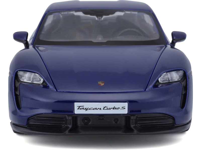 Bburago Porsche Taycan Turbo S 2019 Carrara 1:24 modrá