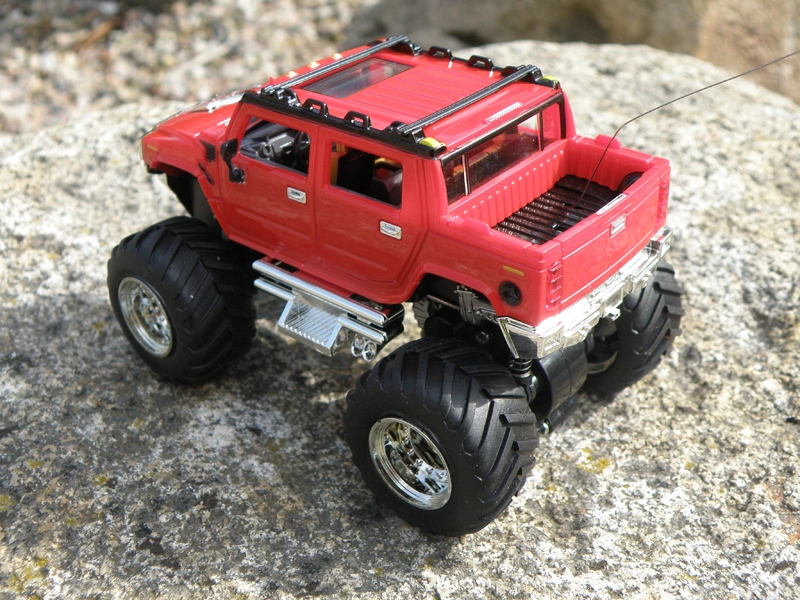 Mini RC Monster Truck, červená