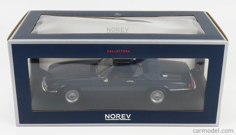 Norev Jaguar Xj-s Cabriolet 1988 1:18 Blue