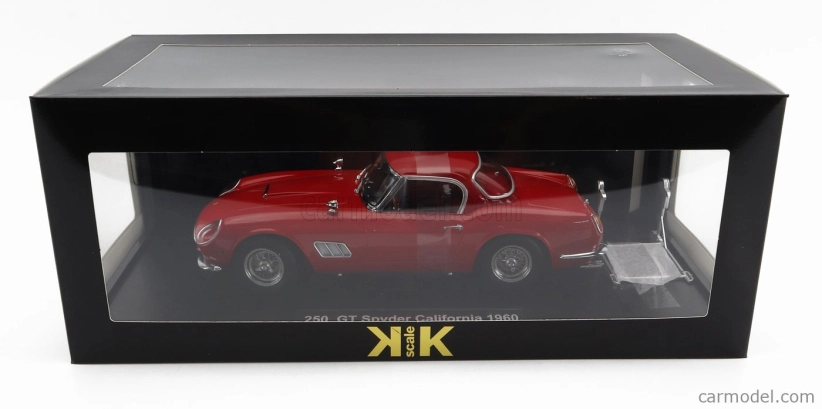 Kk-scale Ferrari 250gt California Spider Usa Version With Hard-top 1960 1:18 Red