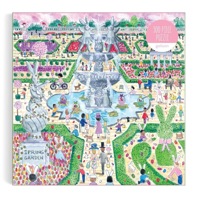 Galison Puzzle Michael Storrings Velikonoční hledání vajíček 500 dílků