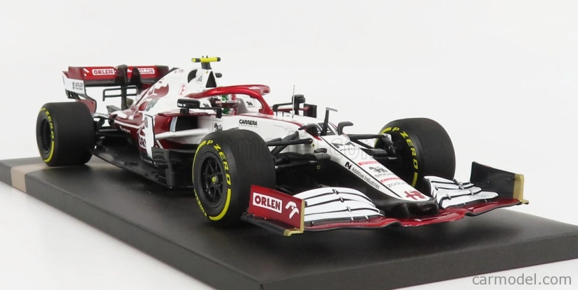 Minichamps Alfa romeo F1 C41 Team Orlen Racing N 99 Bahrain Gp 2021 Antonio Giovinazzi 1:18 Biela červená met.