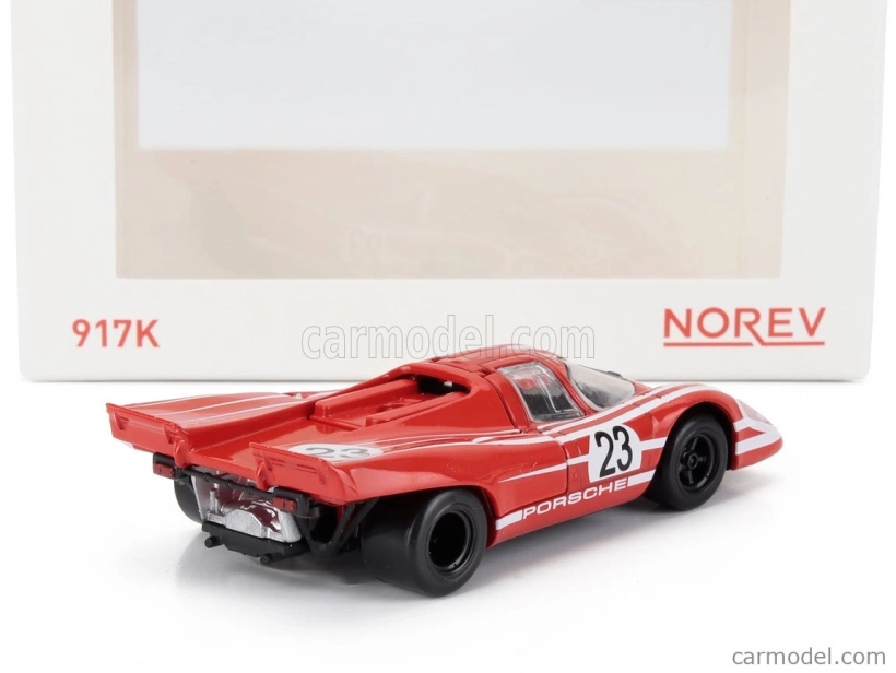 Norev Porsche 917k 4.9l Team Salzburg N 23 Víťaz 24h Le Mans 1970 Hans Herrmann - Richard Attwood 1:43 Červená biela