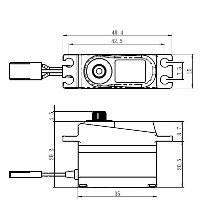 SV-1250MG Digitální servo
