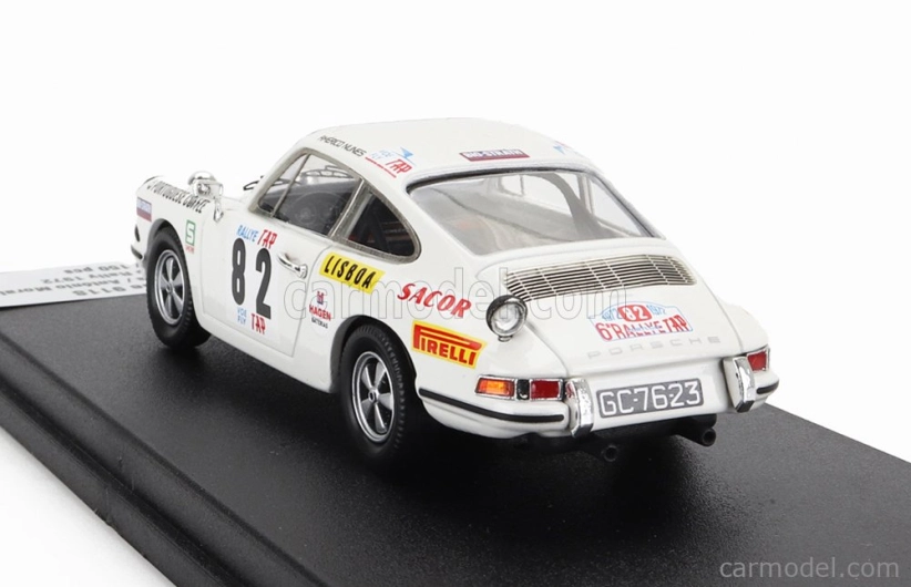 Trofeu Porsche 911s (night Version) N 82 Tap Rally 1972 A.nunes - A.morais 1:43 Bílá