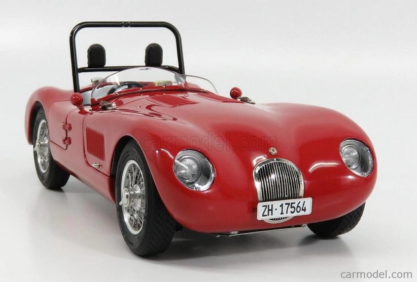 Cmc Jaguar C-type Spider Street Version 1953 1:18 Červená