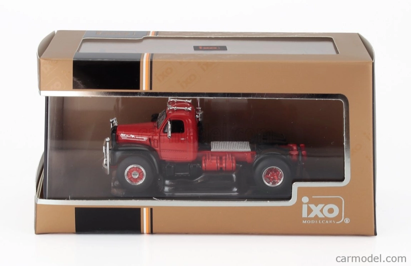 Ixo-models Mack B61 Tractor Truck 2-assi 1953 1:64 Červená Černá