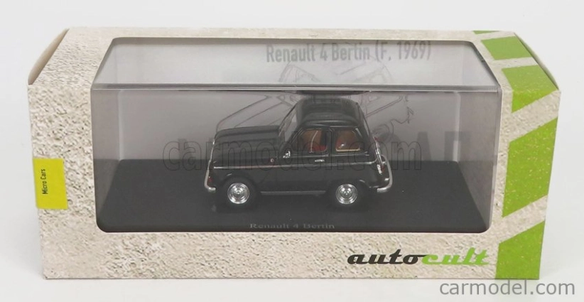 Autocult Renault R4 Bertin Francúzsko 1969 1:43 čierna