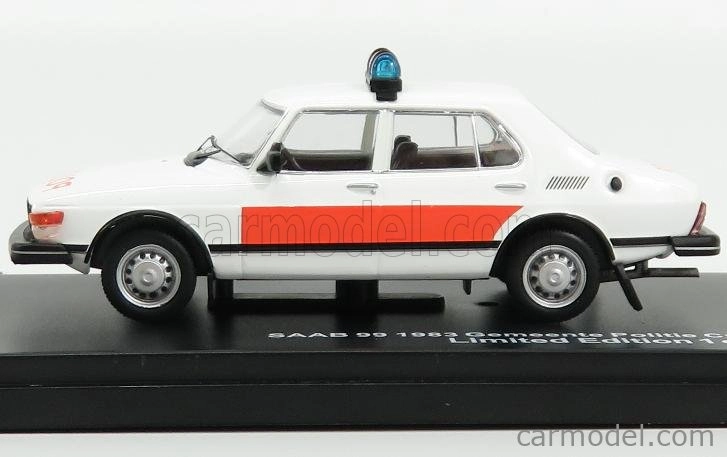 Triple9 Saab 99 Gemeente Politie Culemborg Police 1983 1:43 biela oranžová
