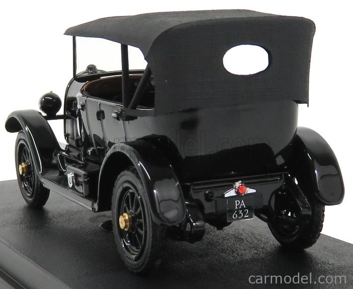 Rio-models Fiat 501 Cabriolet Uzavretá La Saetta Del Re 1919 1:43 čierna