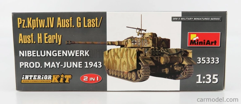 Miniart Kampfpanzer Kpfw 35t Tank Military 1944 1:35 /
