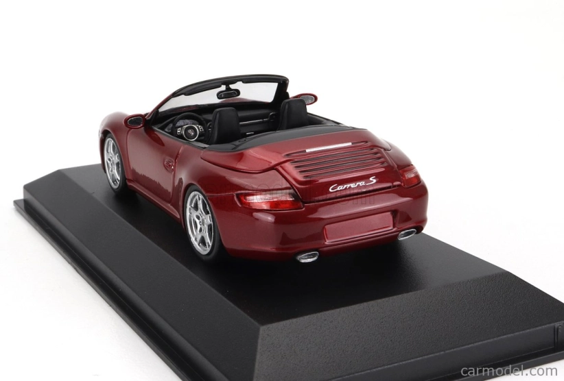 Minichamps Porsche 911 997 Carrera S Cabriolet 2005 1:43 Red Met