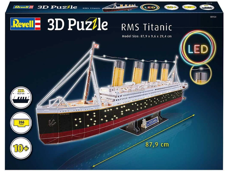 Revell 3D Puzzle – RMS Titanic s LED osvetlením