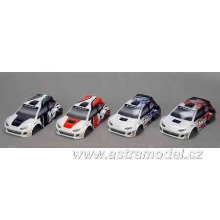 RC auto Losi Micro-Rally Car 1:24 4WD, bílý/modrý