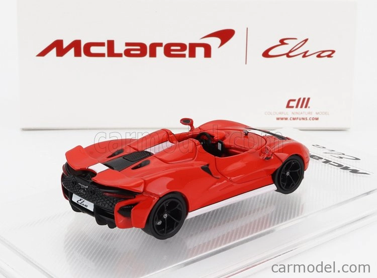 Cm-models Mclaren Elva 2020 1:64 červená biela