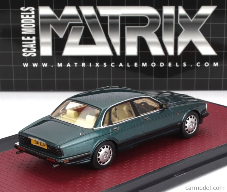 Modely v mierke Matrix Jaguar Xjr (xj40) 1991 1:43 Green Met
