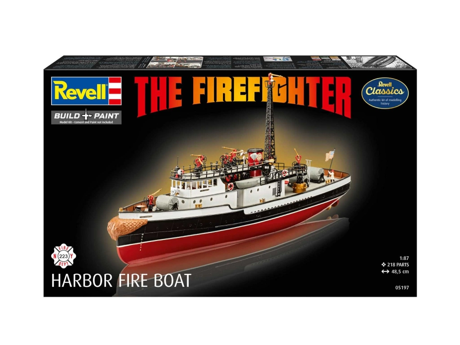 Plastic ModelKit loď 05197 - The Firefighter (1:87)