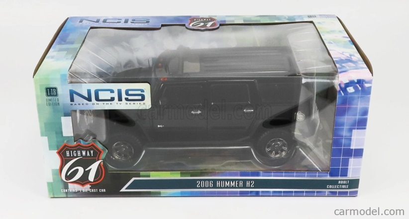 Highway61 Hummer H2 Police 2006- Ncis 1:18 Tmavě Šedá