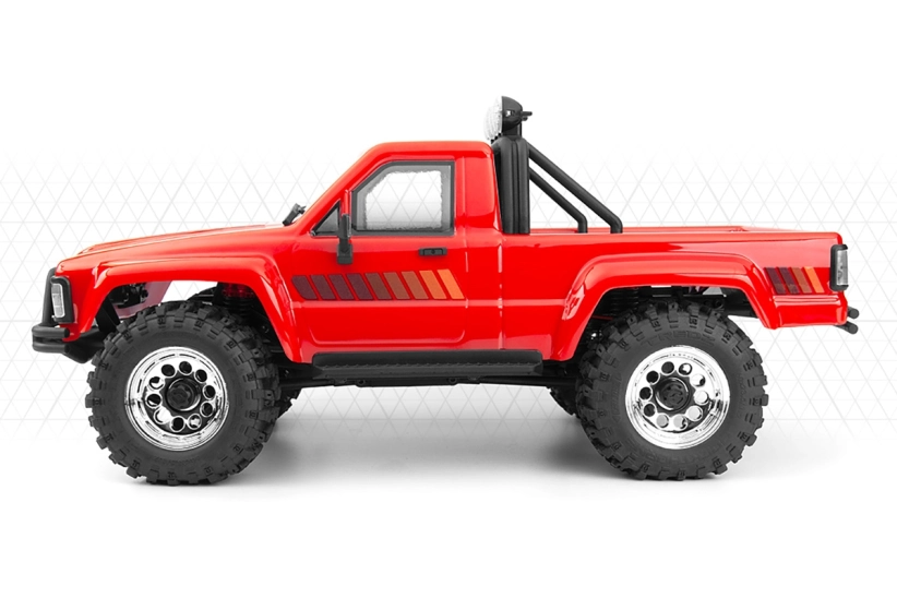 RC auto Venture18 Flux 1985 Toyota Hilux SR5, červená