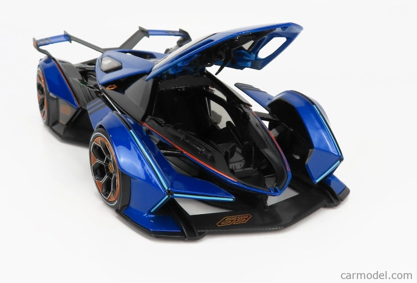 Maisto Lamborghini Lambo V12 Vision Gt N 63 Gran Turismo 2020 1:18 Blue Met