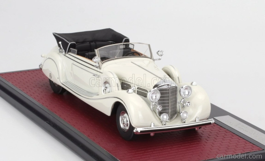 Matrix scale models Mercedes benz 770k (w150) Cabriolet Open 1939 1:43 Bílá