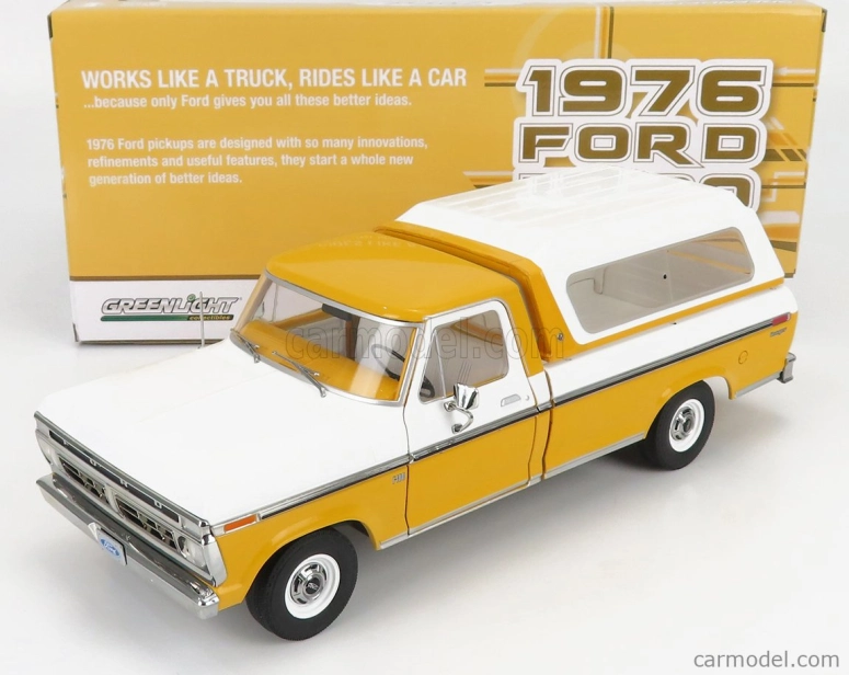Greenlight Ford usa F-100 Pick-up 1956 Closed 1976 1:18, žlutá