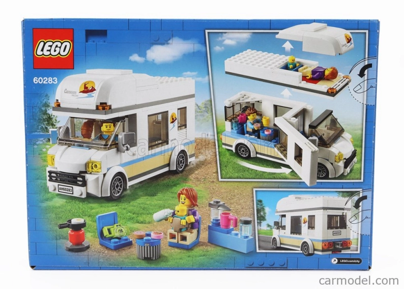 Lego Camper Lego City - Prázdninový kemp - 190 dielikov - 190 dielikov biela