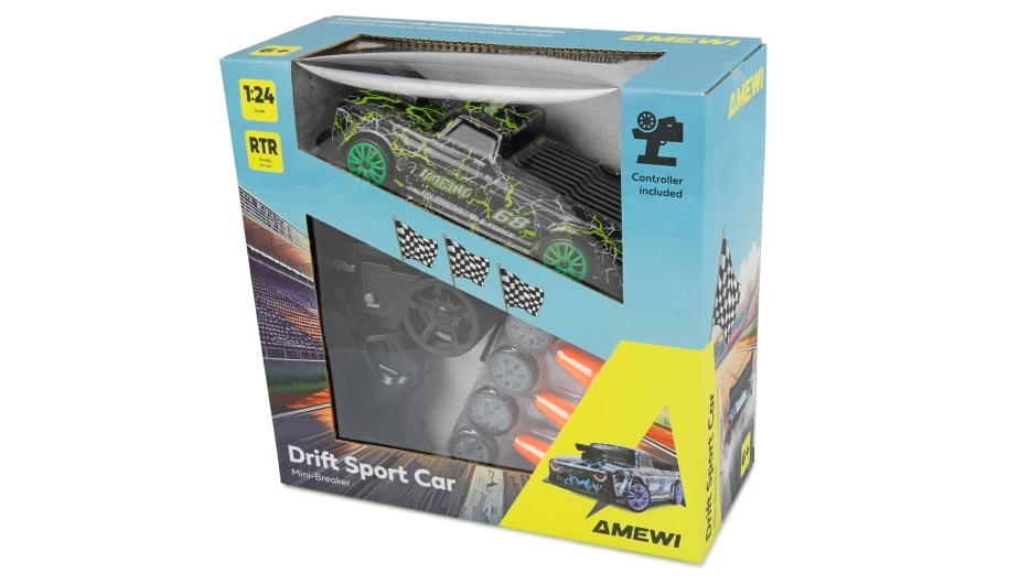 Drift Sport RC Car Mini-Breaker 4WD 1:24 RTR zelená