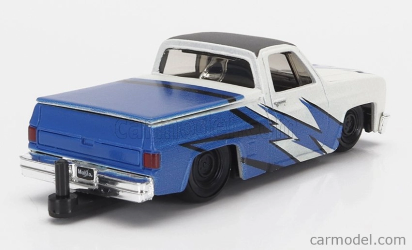 Maisto Chevrolet 1500 Pick-up With Trailer Car Transporter + Subaru Brx 2019 1:64 modro-biela