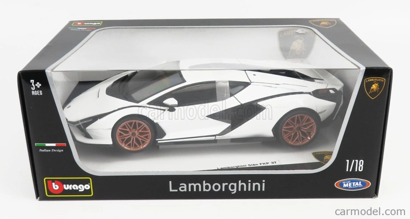 Bburago Lamborghini Sián FKP 37 1:18 biela