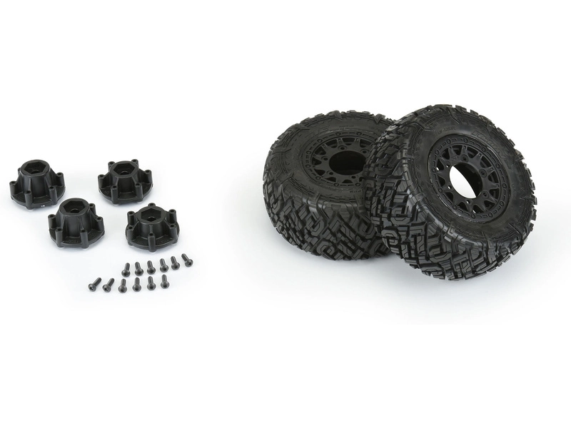 Kolesá Pro-Line 2.2/3.0", pneumatiky Icon M2, disk Raid H12 black (2)
