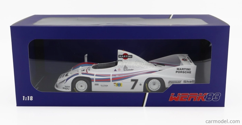 Werk83 Porsche 936/77 2.1l F6 Turbo Team Martini Racing N 7 3rd 24h Le Mans 1978 H.haywood - P.gregg - R.joest 1:18 Bílá Červená Světle Modrá