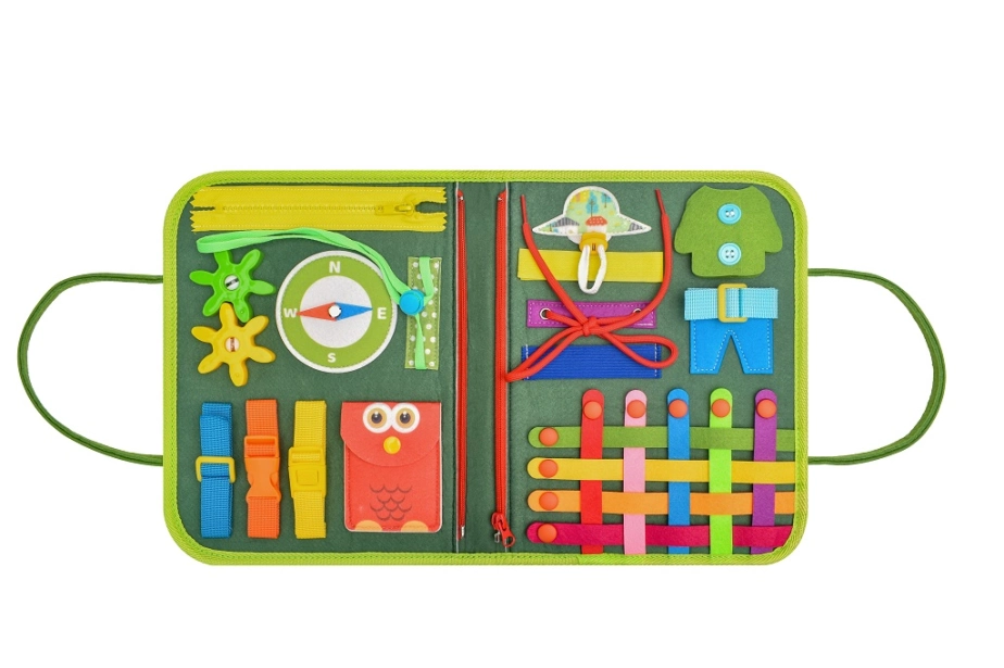 2Kids Toys Senzorická busy kniha Zvieratká
