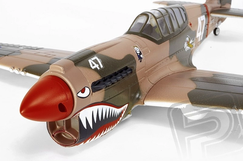 RC lietadlo P-40 Warhawk (Baby WB) - mód 1